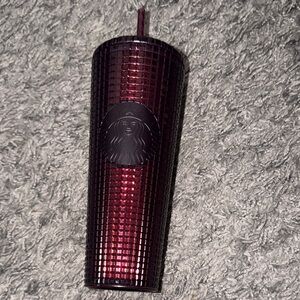 Starbucks Burgendy Tumbler